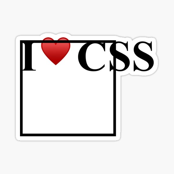Item preview, J'aime CSS (édition de réinitialisation CSS) designed and sold by statico.