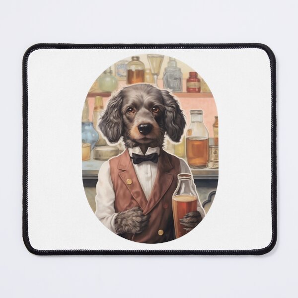 Item preview, Bartender Dog designed and sold by CrittersHub.