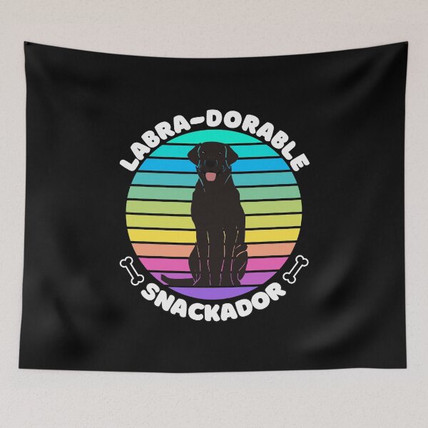 Item preview, Black Labrador Retriever Shirt, Women, Men, Funny Dog Lover Gift, Cute Black Lab Mom Dad T-shirt, Dog Tshirt, Pet Tee, Dog Anatomy Humor,Labra-dorable,Snackador,pet,Dog designed and sold by Shop28.