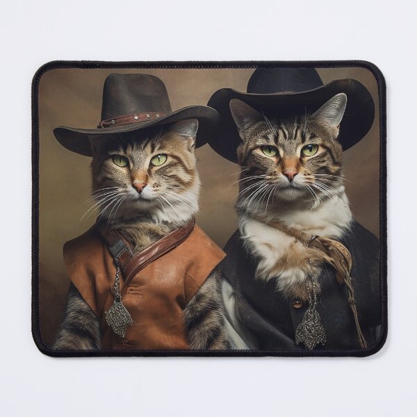 Item preview, Vintage Cat Couple Rides Again designed and sold by sabellawaleen.