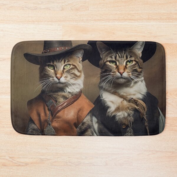 Item preview, Vintage Cat Couple Rides Again designed and sold by sabellawaleen.