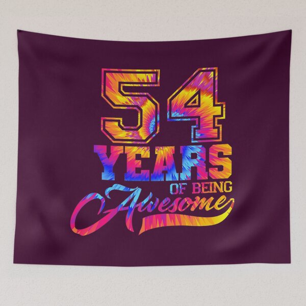Item preview, 54th Birthday Tie Dye 54 Years old Birthday Awesome Party 	 	 designed and sold by jgzpmvitg44.