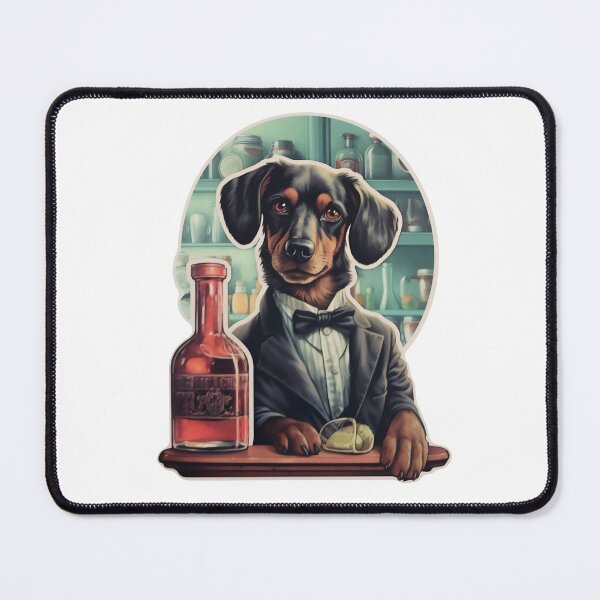Item preview, Bartender Dog designed and sold by CrittersHub.