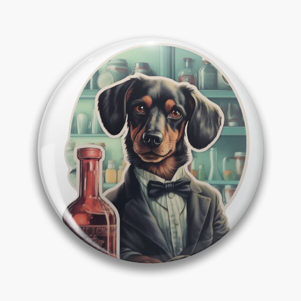 Item preview, Bartender Dog designed and sold by CrittersHub.