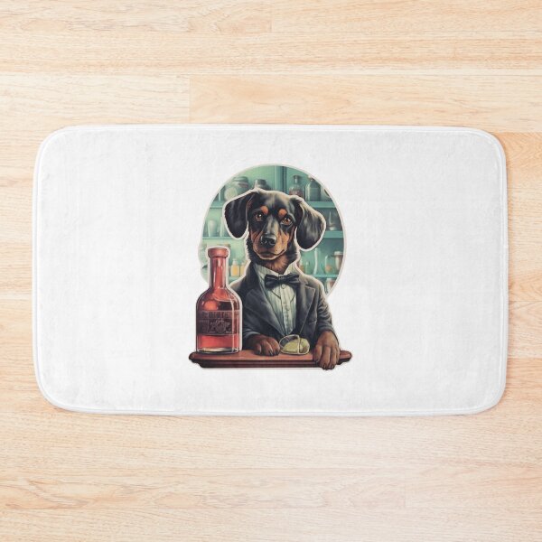 Item preview, Bartender Dog designed and sold by CrittersHub.