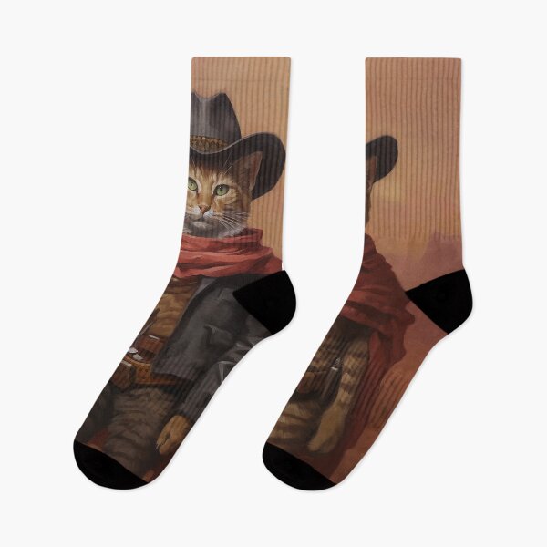 Item preview, Vintage Cats in Cowboy Charm designed and sold by sabellawaleen.