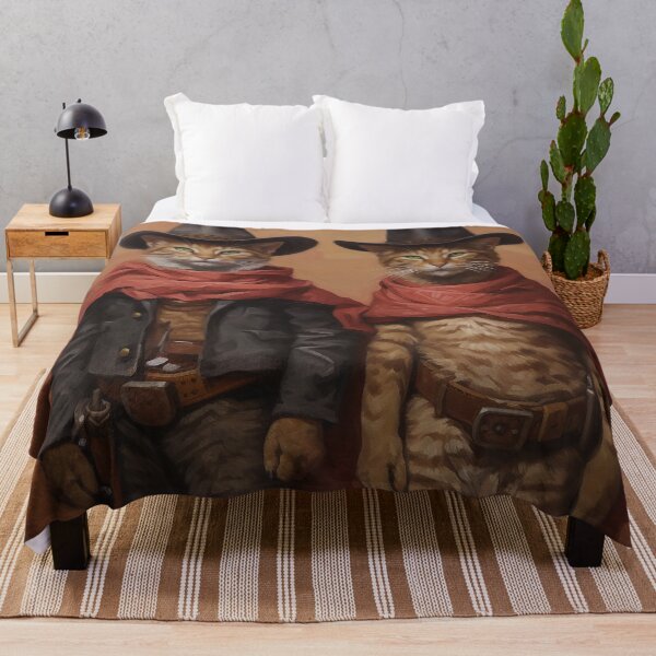 Item preview, Vintage Cats in Cowboy Charm designed and sold by sabellawaleen.