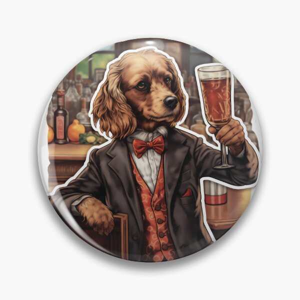 Item preview, Bartender Dog designed and sold by CrittersHub.