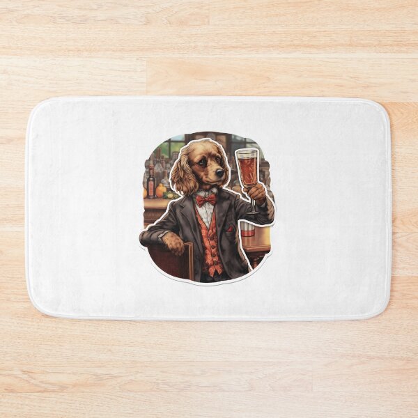 Item preview, Bartender Dog designed and sold by CrittersHub.