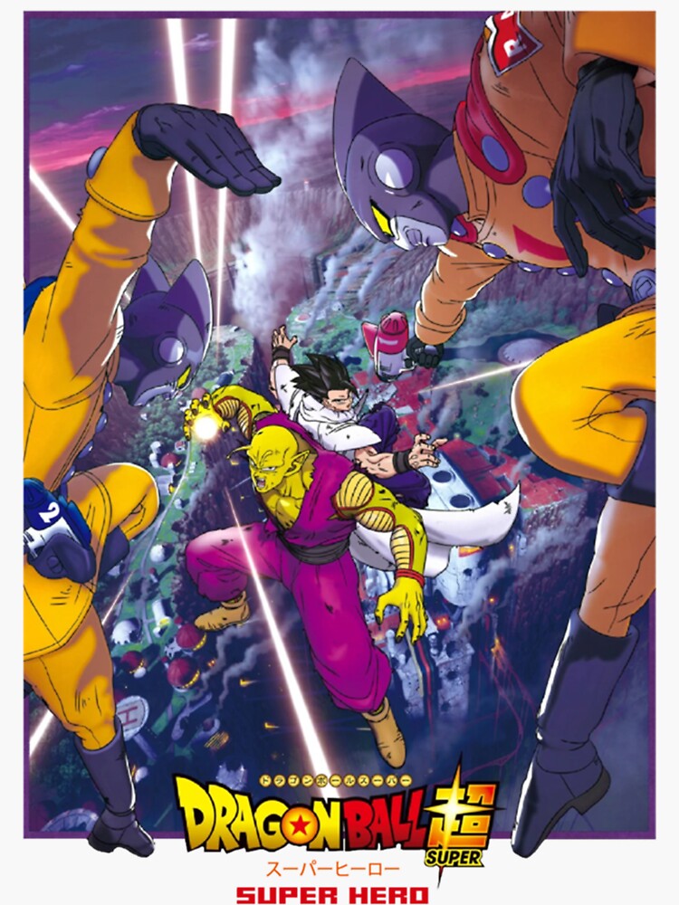 "Dragon Ball Super Super Hero Piccolo Gohan New Form Ultimate Piccolo Ultimate Gohan Ga" Sticker