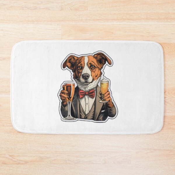 Item preview, Bartender Dog designed and sold by CrittersHub.