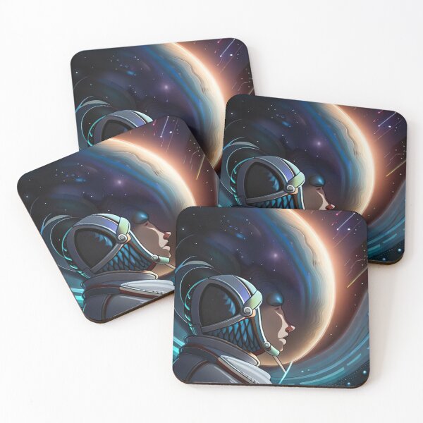 Item preview, Futuristic Background: Astronaut Decals/Skins designed and sold by SolarLove1.