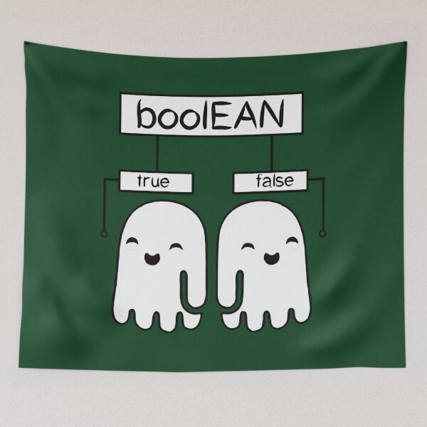 Item preview, Halloween Boo'lean Programmer Ghost Trick Or Treat	 designed and sold by wvbkmgfb59.