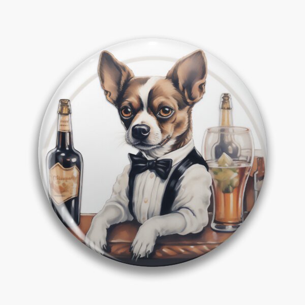 Item preview,  Bartender Dog designed and sold by CrittersHub.