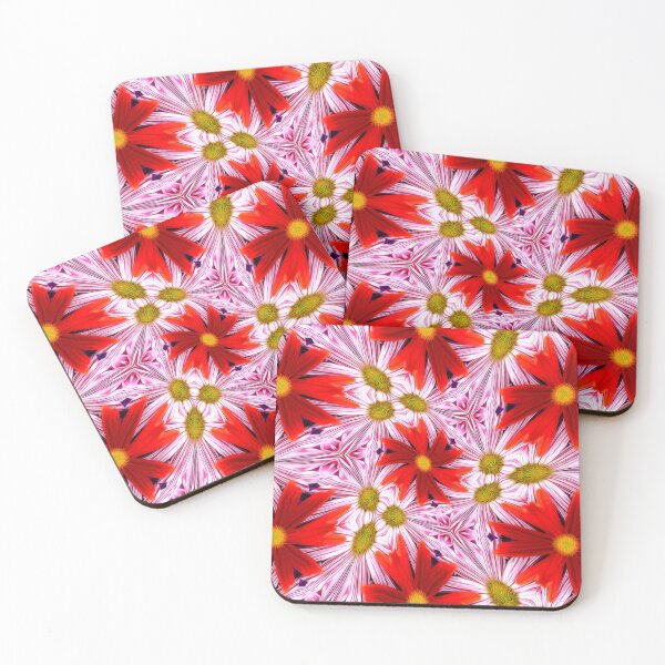 Item preview, Beautiful Red Aster Patterns designed and sold by Patternflower.