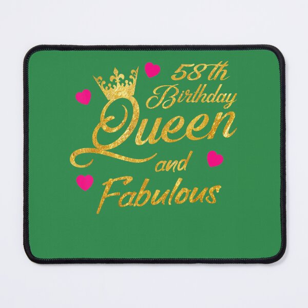 Item preview, 58th Birthday Squad Queen and Fabulous B-Day 	 	 	 	 designed and sold by miwqqjpnvh69.
