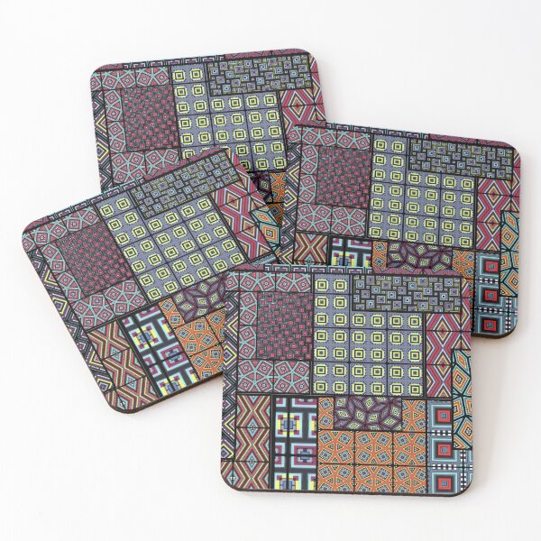 Item preview, Patchwork Digital Design, Digital Crazy Quilt, Doodle, Drawing, Colored Page, Meditative designed and sold by Keppy Boone.