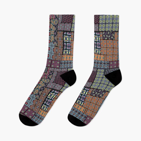 Item preview, Patchwork Digital Design, Digital Crazy Quilt, Doodle, Drawing, Colored Page, Meditative designed and sold by Keppy Boone.