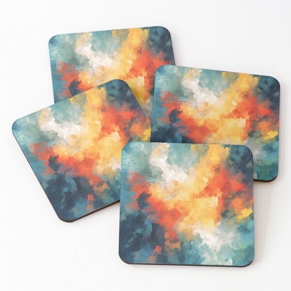 Item preview, Captivating Interplay: Oil Painting-Style Abstract Pattern of Light and Shadow designed and sold by HeritageJapArt.