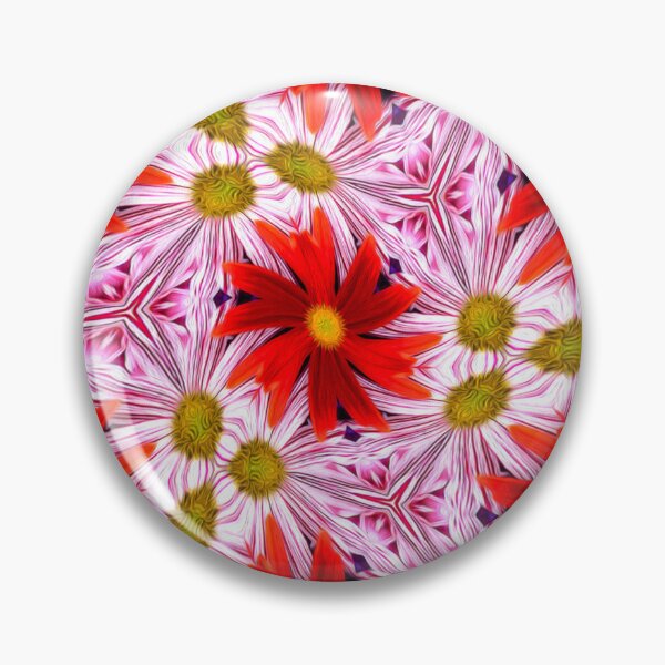 Item preview, Beautiful Red Aster Patterns designed and sold by Patternflower.