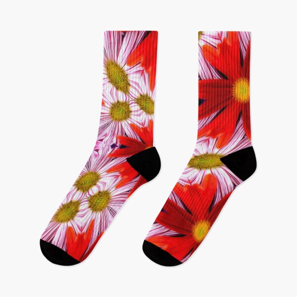 Item preview, Beautiful Red Aster Patterns designed and sold by Patternflower.