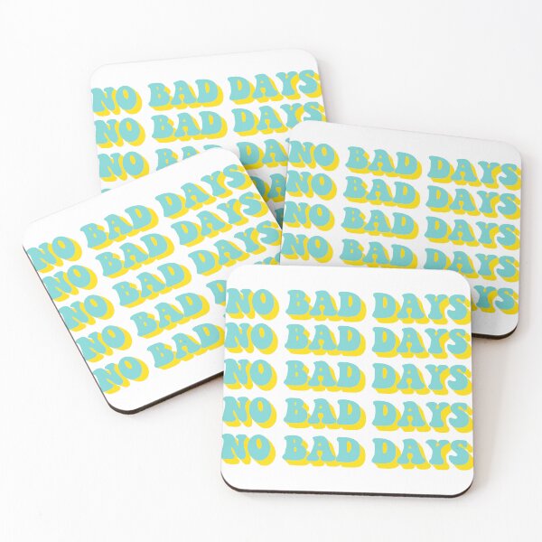 Item preview, NO BAD DAYS BLUE YELLOW designed and sold by roofrias.