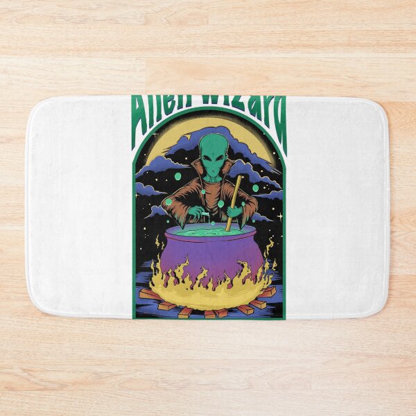 Item preview, Alien Wizard with Cauldron, Stanger Danger designed and sold by ToffieDesign.