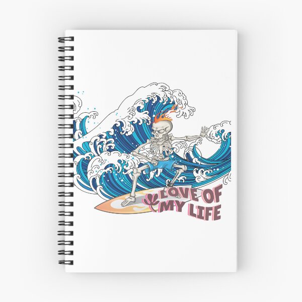 Item preview, Skeleton Surfer Love of my Life designed and sold by NoWokeWear.