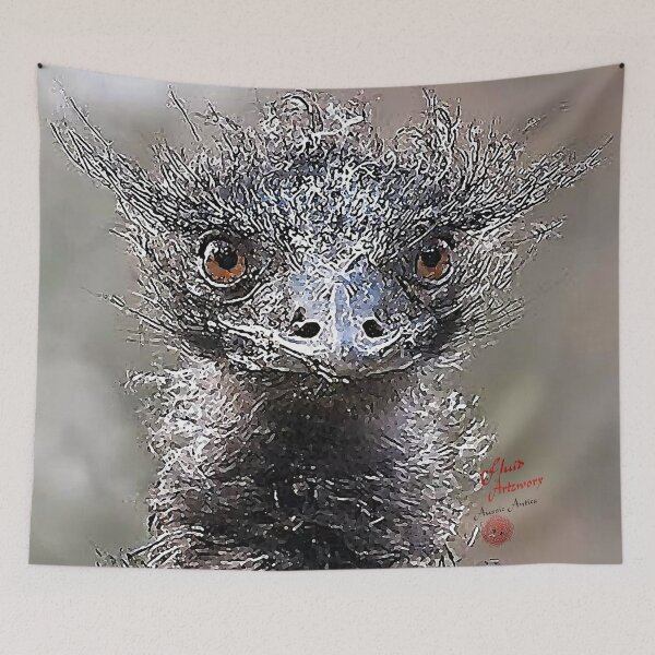 Item preview, Aussie Antics - Emu Bad Hair Day designed and sold by Fluid Artzworx.