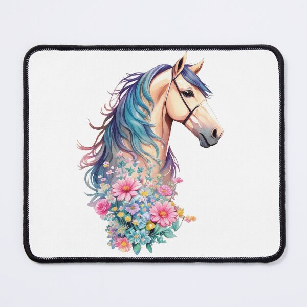Item preview, Beautiful Horses Breed Horse Flowers designed and sold by LuminOrb.