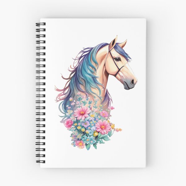 Item preview, Beautiful Horses Breed Horse Flowers designed and sold by LuminOrb.