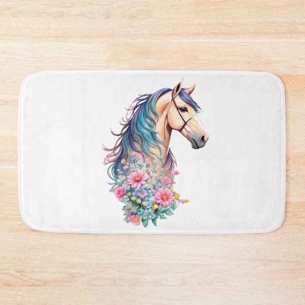 Item preview, Beautiful Horses Breed Horse Flowers designed and sold by LuminOrb.
