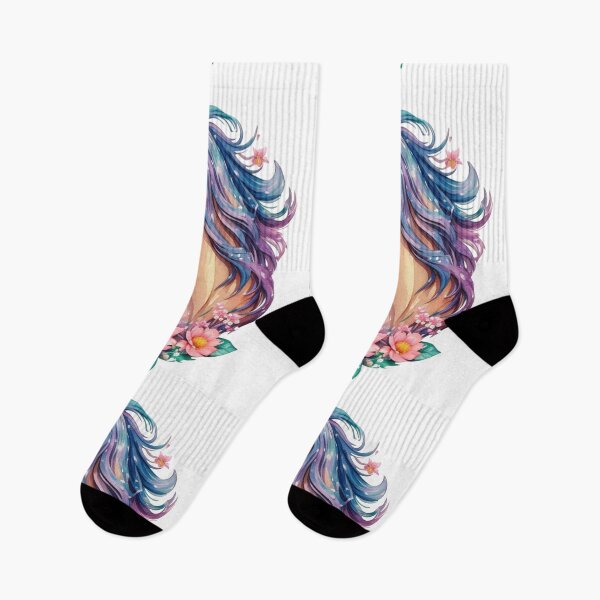Item preview, Flowers Horse For Girls In Pastel Colors designed and sold by LuminOrb.