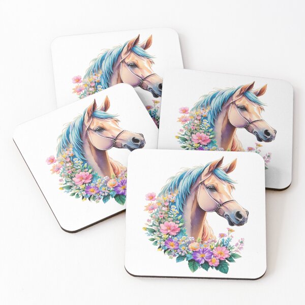 Item preview, Pony Horse Love And Happiness Flowers designed and sold by LuminOrb.