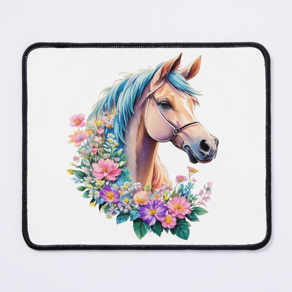 Item preview, Pony Horse Love And Happiness Flowers designed and sold by LuminOrb.