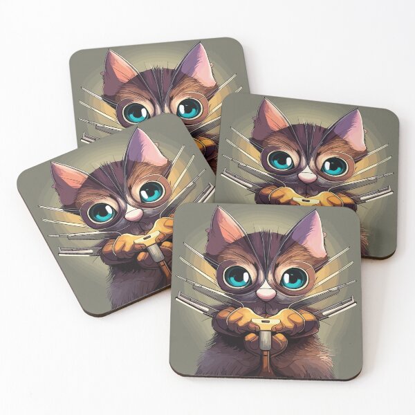 Item preview, Funny Kitten Cartoons 03 designed and sold by tpixx.