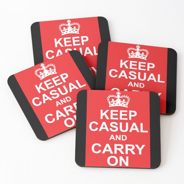 Item preview, A Casual  iconic Keep Calm inspired  design   designed and sold by KrBcustom.
