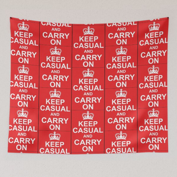 Item preview, A Casual  iconic Keep Calm inspired  design   designed and sold by KrBcustom.