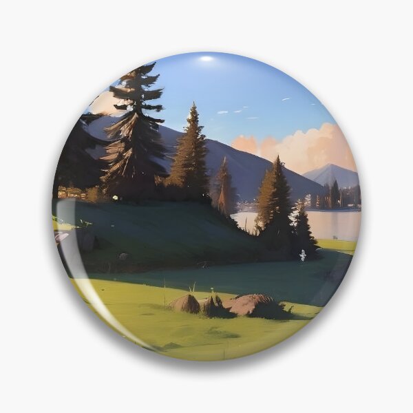 Item preview, Landscape with a town designed and sold by ArtifyPrints.