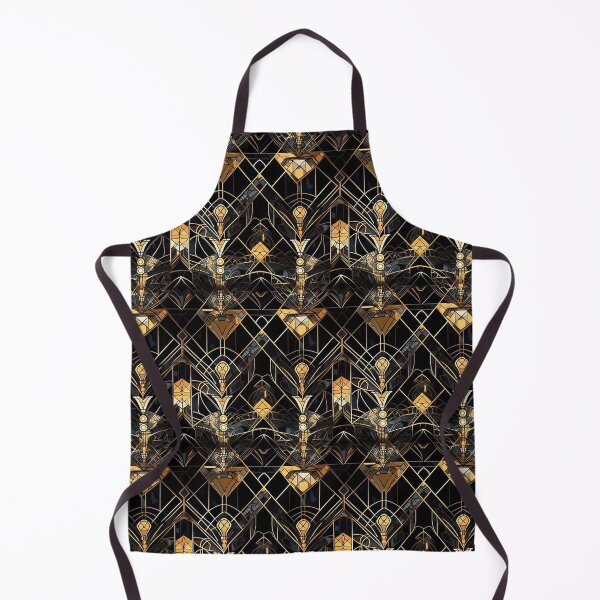 Item preview, Gold and Gold Art Deco Stained Glass Pattern designed and sold by Sturdust.