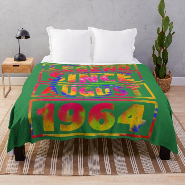 Item preview, 58th Birthday Tie Dye Decoration Legend Since August 1964 designed and sold by miwqqjpnvh69.