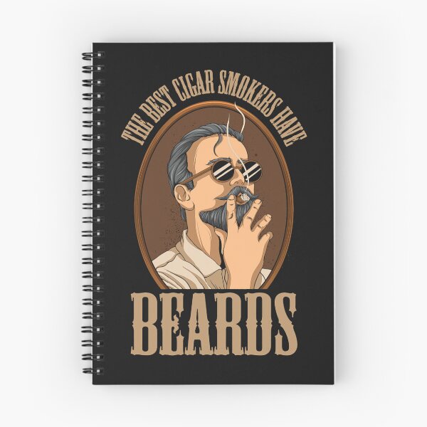 Item preview, The Best Cigar Smokers Have Beards Hipster Novelty designed and sold by KoeppNor.