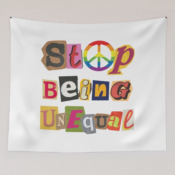 Item preview, Stop Being Un Equal, LGBTQIA Pride designed and sold by ShopULove.