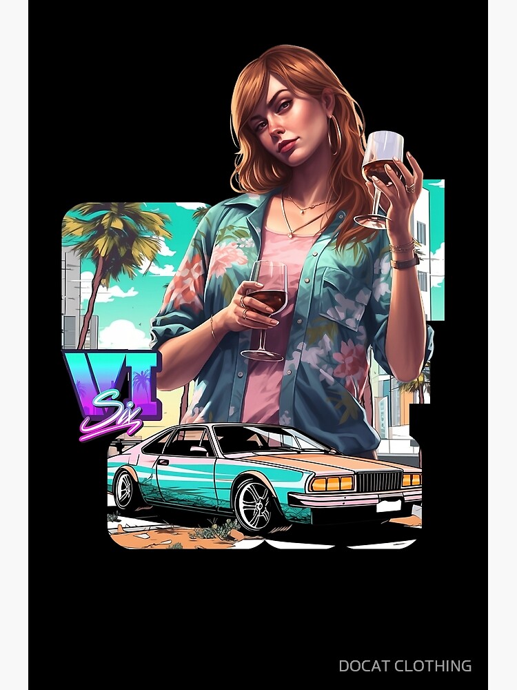 Grand Theft Auto Vice City Poster GTA Poster Gaming Poster 