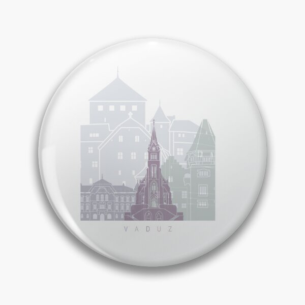 Item preview, VADUZ  SKYLINE POSTER PASTEL designed and sold by paulrommer.