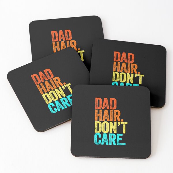 Item preview, DAD HAIR DON'T CARE bald funny fathers day papa pops birthday designed and sold by w1ckerman.