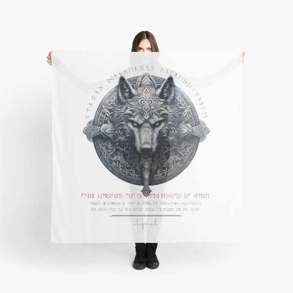 Artikelvorschau, Fenrir Wolf 001 - stark gefährlich unberechenbar (Nordische Mythologie) entworfen und verkauft von utopio-art.