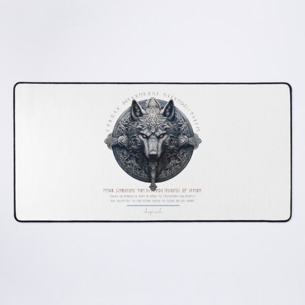 Item preview, Fenrir Wolf 001 - strong dangerous unpredictable (Norse mythology) designed and sold by utopio-art.