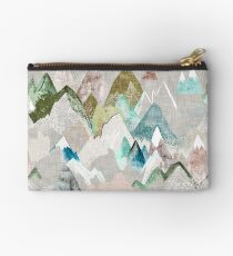 Call of the Mountains (in misty) Zipper Pouch