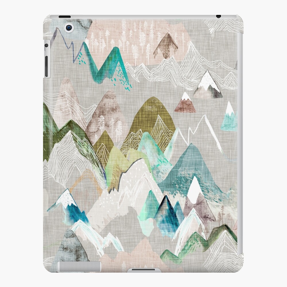 Call of the Mountains (in misty) iPad Case & Skin